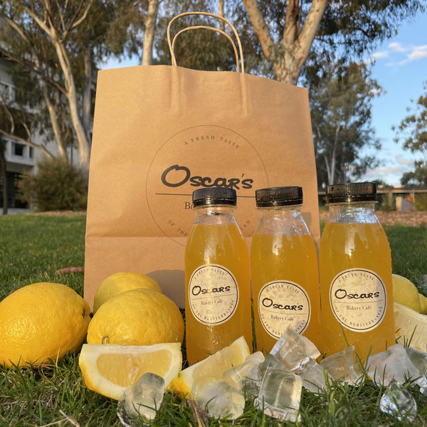 Handmade Lemonade Concentrate Oscars Bakery Cafe