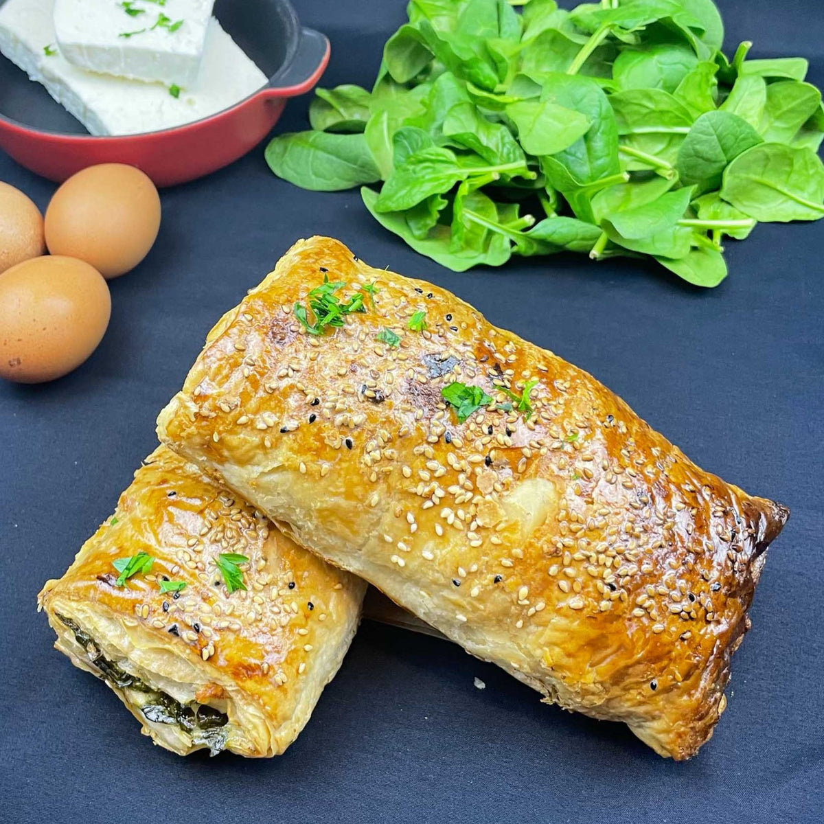 2 x Spinach &amp; Feta Rolls (bake at home)