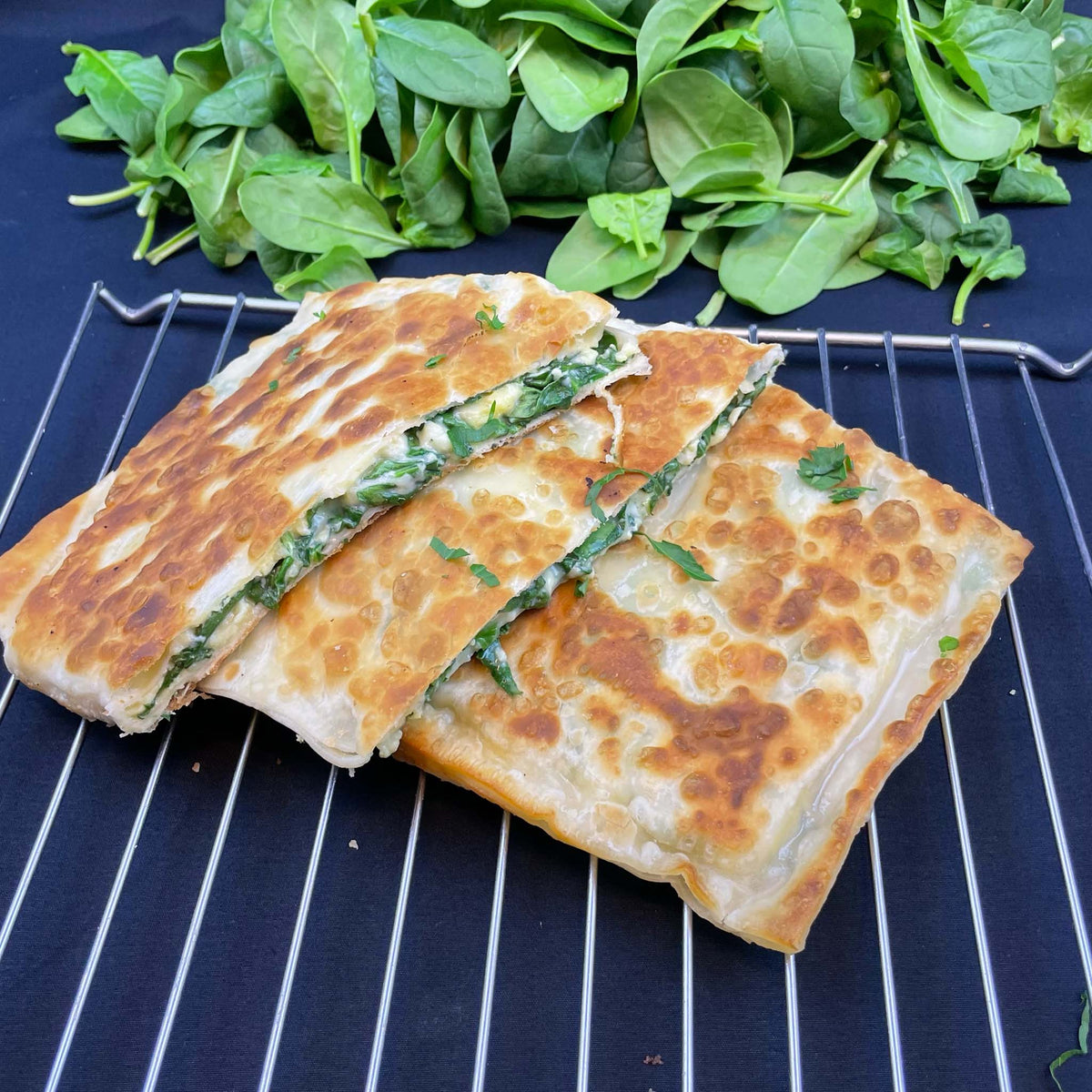 2 x Spinach &amp; Three Cheese Gozlemes (cook at home)